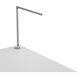 Z-Bar Solo PRO Gen 4 16.75 inch 10.10 watt Silver Desk Lamp Portable Light, Grommet Mount